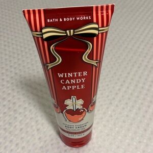 NEW! Bath & Body Works Winter Candy Apple Ultimate Hydration Body Cream Red